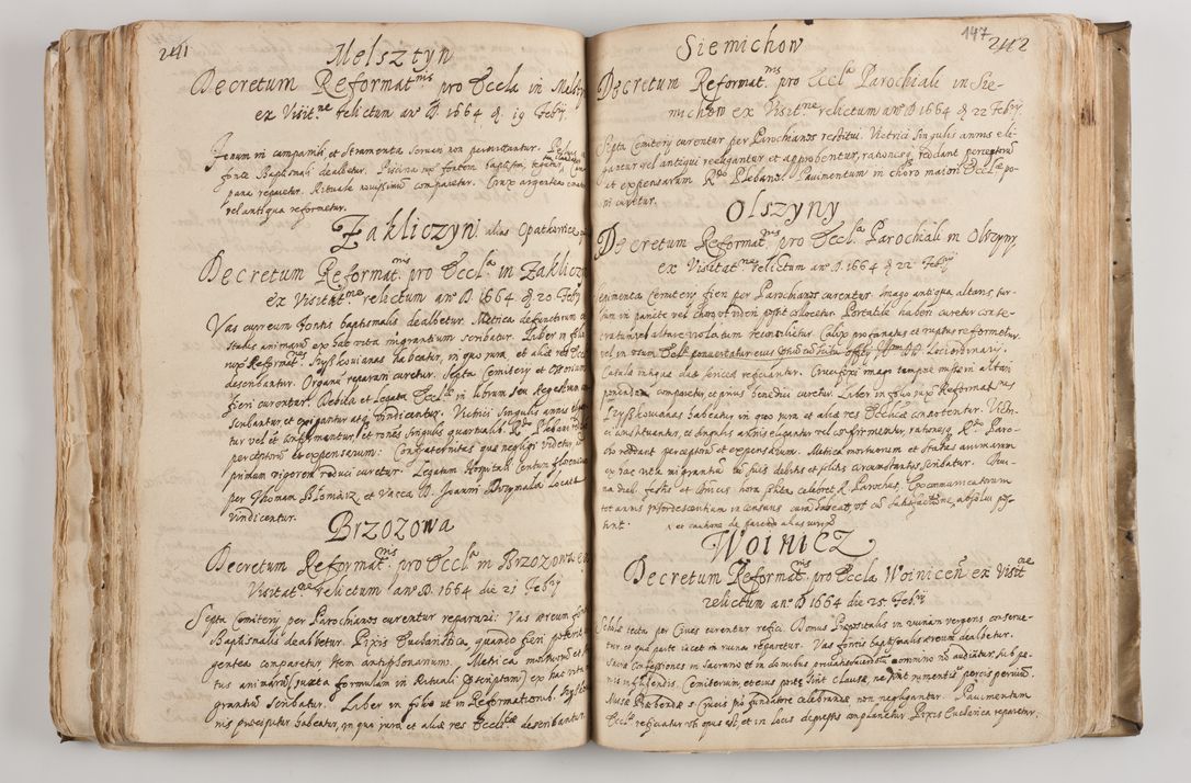 Zdjęcie nr 158 dla obiektu archiwalnego: Acta visitationis per me Alexandrum Mathiam Rudzki Commissarium ad hoc nunus in dusbus decanatibus Lipnicensis et Voynicensis 