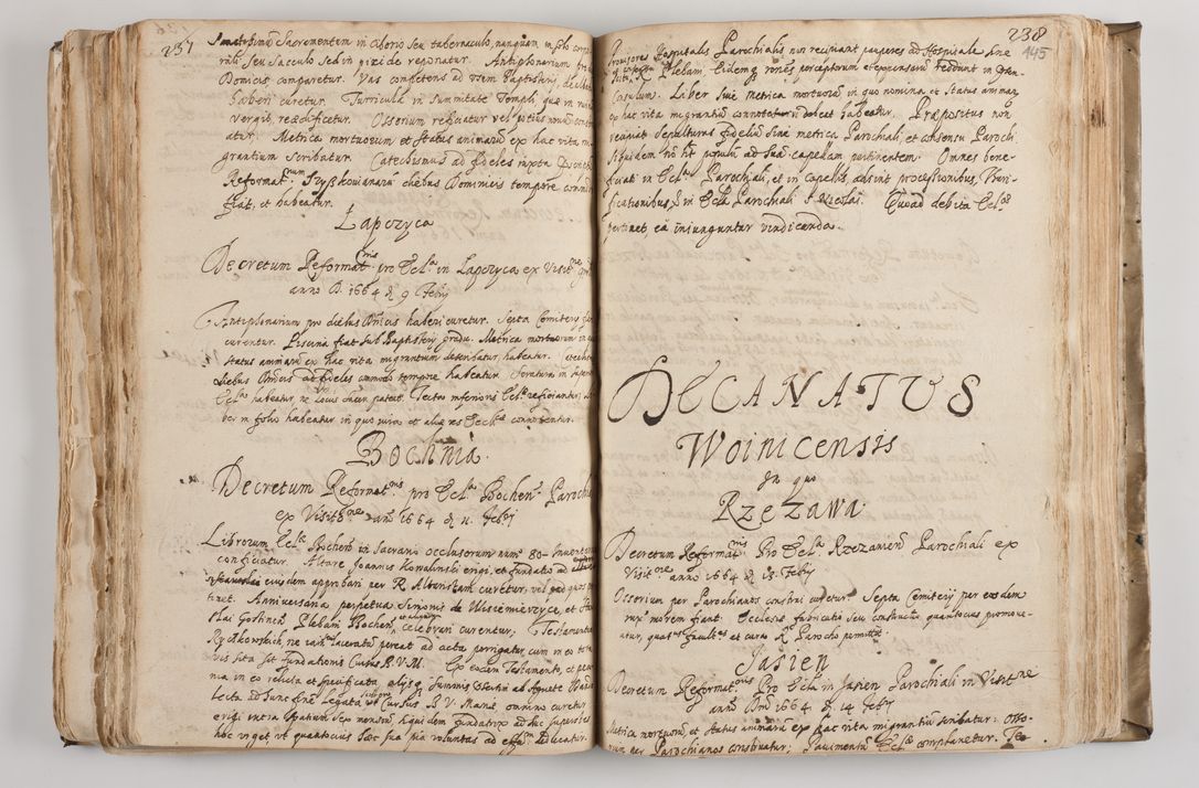 Zdjęcie nr 156 dla obiektu archiwalnego: Acta visitationis per me Alexandrum Mathiam Rudzki Commissarium ad hoc nunus in dusbus decanatibus Lipnicensis et Voynicensis 