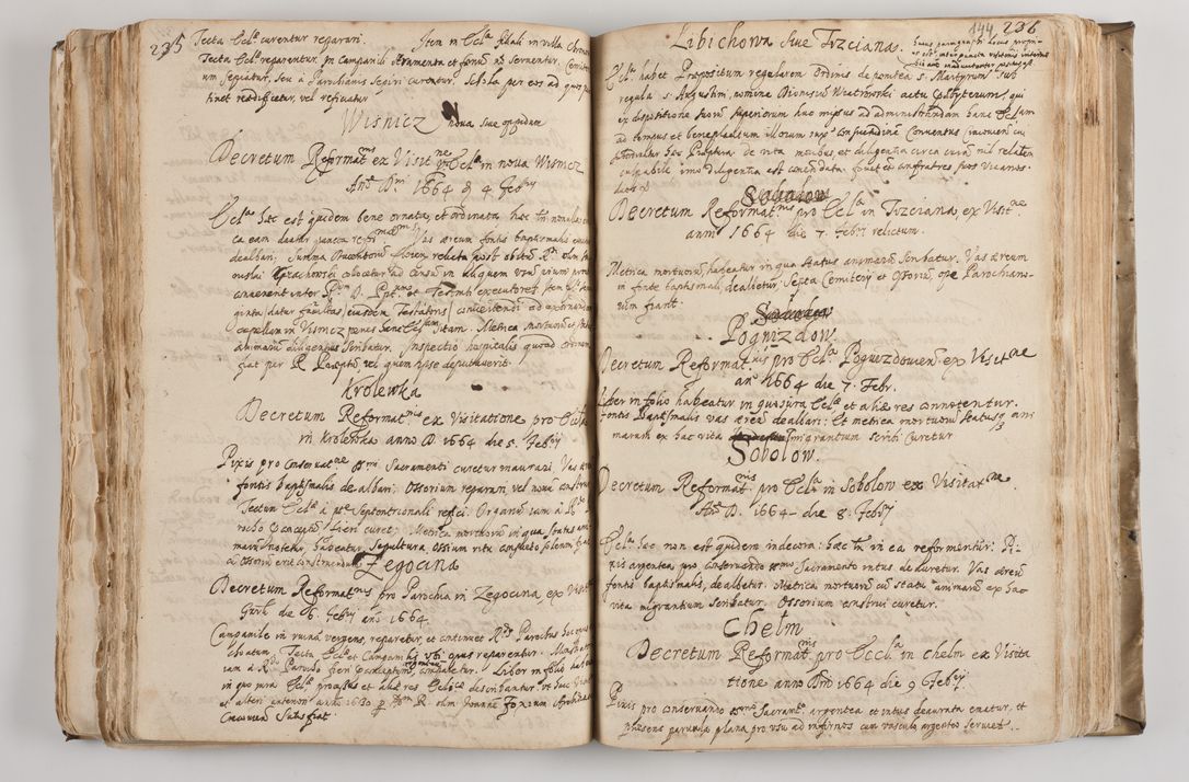 Zdjęcie nr 155 dla obiektu archiwalnego: Acta visitationis per me Alexandrum Mathiam Rudzki Commissarium ad hoc nunus in dusbus decanatibus Lipnicensis et Voynicensis 