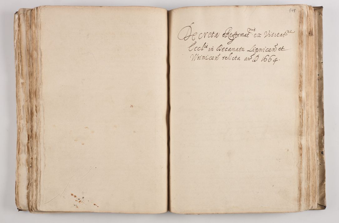 Zdjęcie nr 152 dla obiektu archiwalnego: Acta visitationis per me Alexandrum Mathiam Rudzki Commissarium ad hoc nunus in dusbus decanatibus Lipnicensis et Voynicensis 