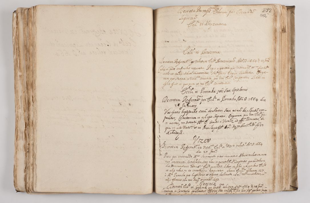 Zdjęcie nr 153 dla obiektu archiwalnego: Acta visitationis per me Alexandrum Mathiam Rudzki Commissarium ad hoc nunus in dusbus decanatibus Lipnicensis et Voynicensis 