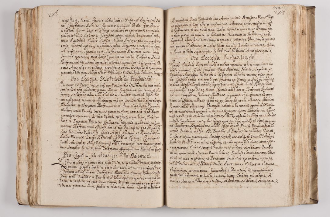 Zdjęcie nr 147 dla obiektu archiwalnego: Acta visitationis per me Alexandrum Mathiam Rudzki Commissarium ad hoc nunus in dusbus decanatibus Lipnicensis et Voynicensis 