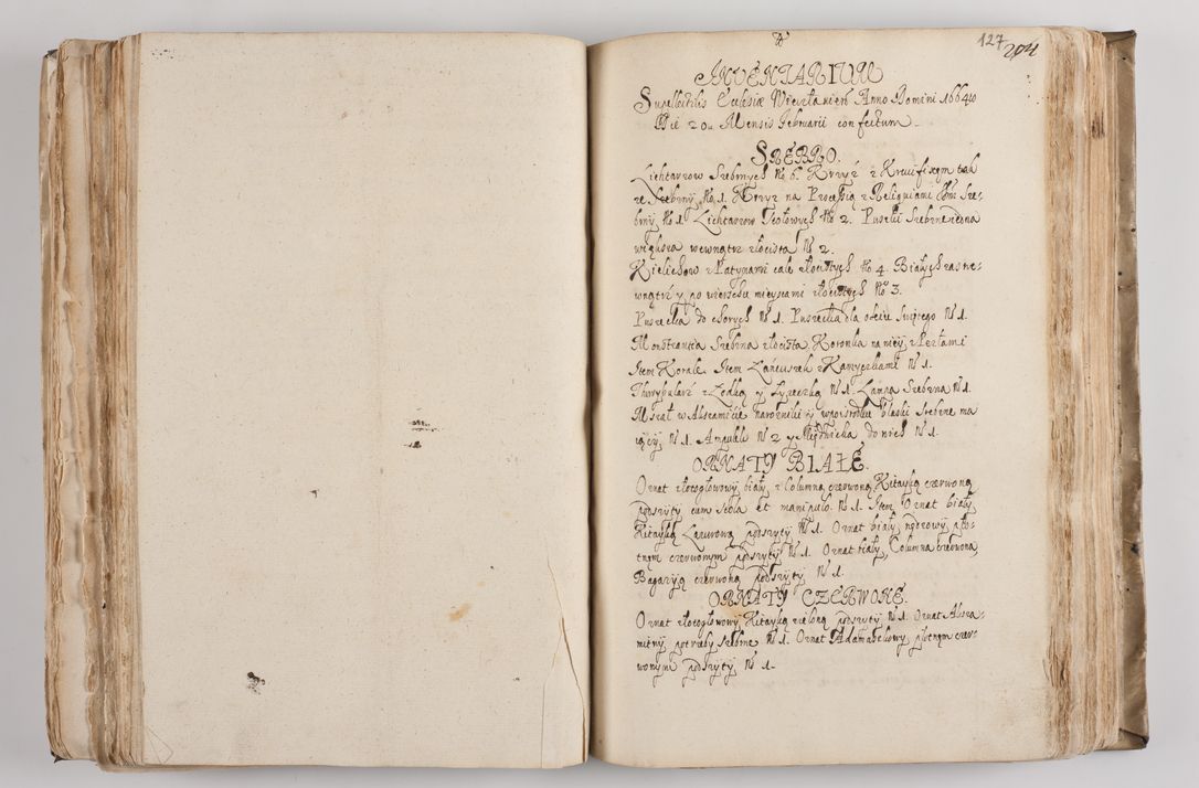 Zdjęcie nr 136 dla obiektu archiwalnego: Acta visitationis per me Alexandrum Mathiam Rudzki Commissarium ad hoc nunus in dusbus decanatibus Lipnicensis et Voynicensis 