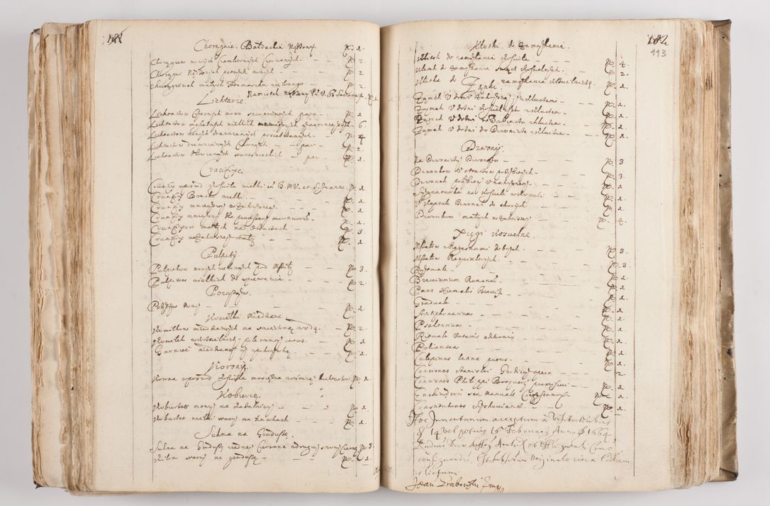 Zdjęcie nr 122 dla obiektu archiwalnego: Acta visitationis per me Alexandrum Mathiam Rudzki Commissarium ad hoc nunus in dusbus decanatibus Lipnicensis et Voynicensis 