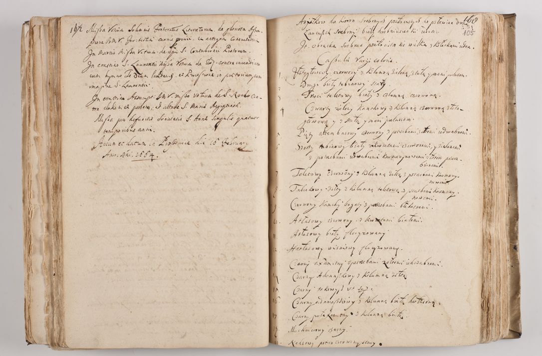 Zdjęcie nr 114 dla obiektu archiwalnego: Acta visitationis per me Alexandrum Mathiam Rudzki Commissarium ad hoc nunus in dusbus decanatibus Lipnicensis et Voynicensis 