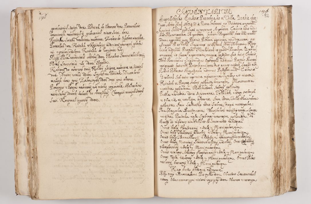 Zdjęcie nr 100 dla obiektu archiwalnego: Acta visitationis per me Alexandrum Mathiam Rudzki Commissarium ad hoc nunus in dusbus decanatibus Lipnicensis et Voynicensis 