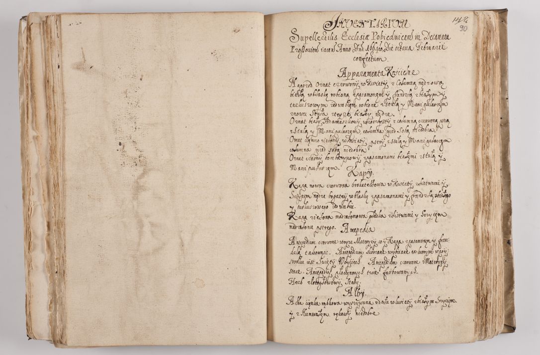 Zdjęcie nr 98 dla obiektu archiwalnego: Acta visitationis per me Alexandrum Mathiam Rudzki Commissarium ad hoc nunus in dusbus decanatibus Lipnicensis et Voynicensis 