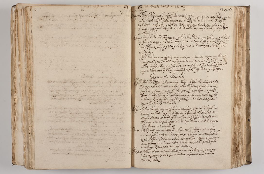 Zdjęcie nr 91 dla obiektu archiwalnego: Acta visitationis per me Alexandrum Mathiam Rudzki Commissarium ad hoc nunus in dusbus decanatibus Lipnicensis et Voynicensis 