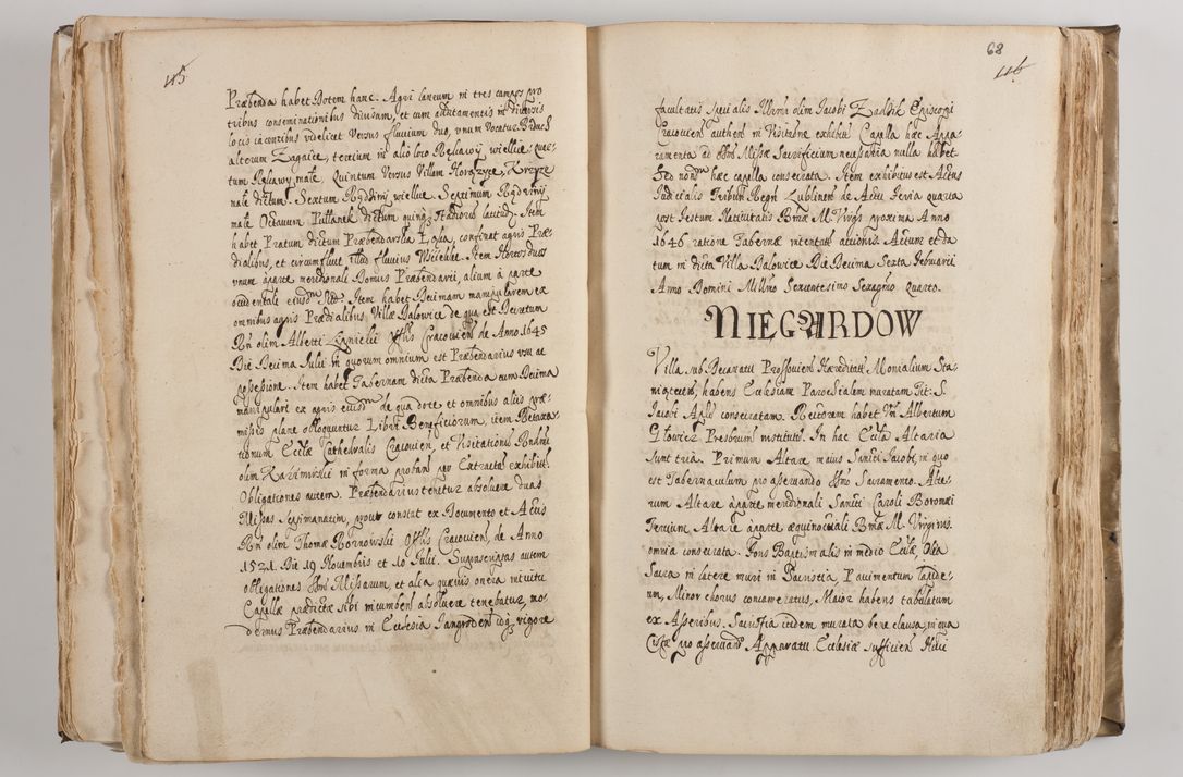 Zdjęcie nr 76 dla obiektu archiwalnego: Acta visitationis per me Alexandrum Mathiam Rudzki Commissarium ad hoc nunus in dusbus decanatibus Lipnicensis et Voynicensis 