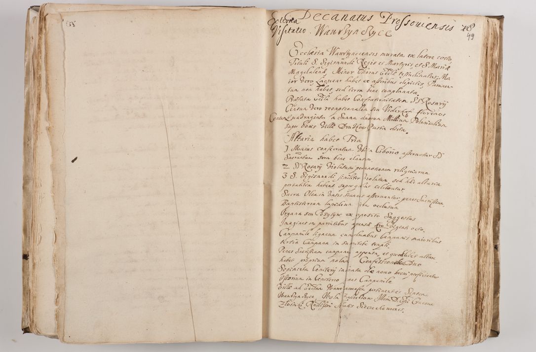 Zdjęcie nr 56 dla obiektu archiwalnego: Acta visitationis per me Alexandrum Mathiam Rudzki Commissarium ad hoc nunus in dusbus decanatibus Lipnicensis et Voynicensis 