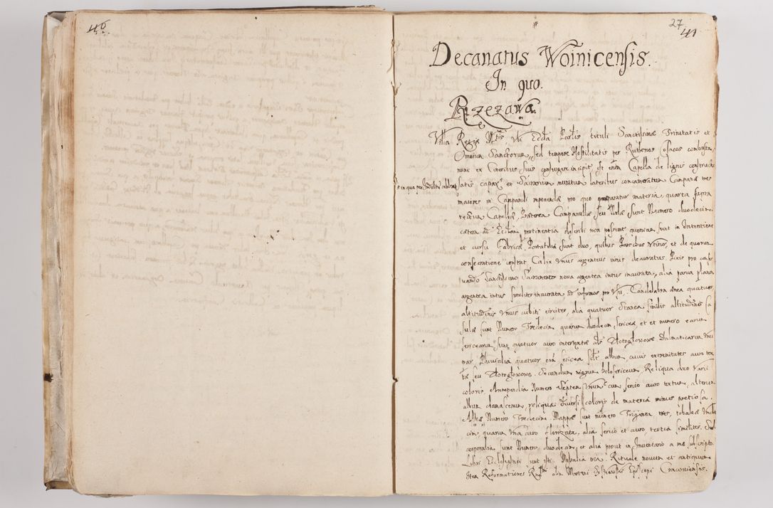 Zdjęcie nr 33 dla obiektu archiwalnego: Acta visitationis per me Alexandrum Mathiam Rudzki Commissarium ad hoc nunus in dusbus decanatibus Lipnicensis et Voynicensis 