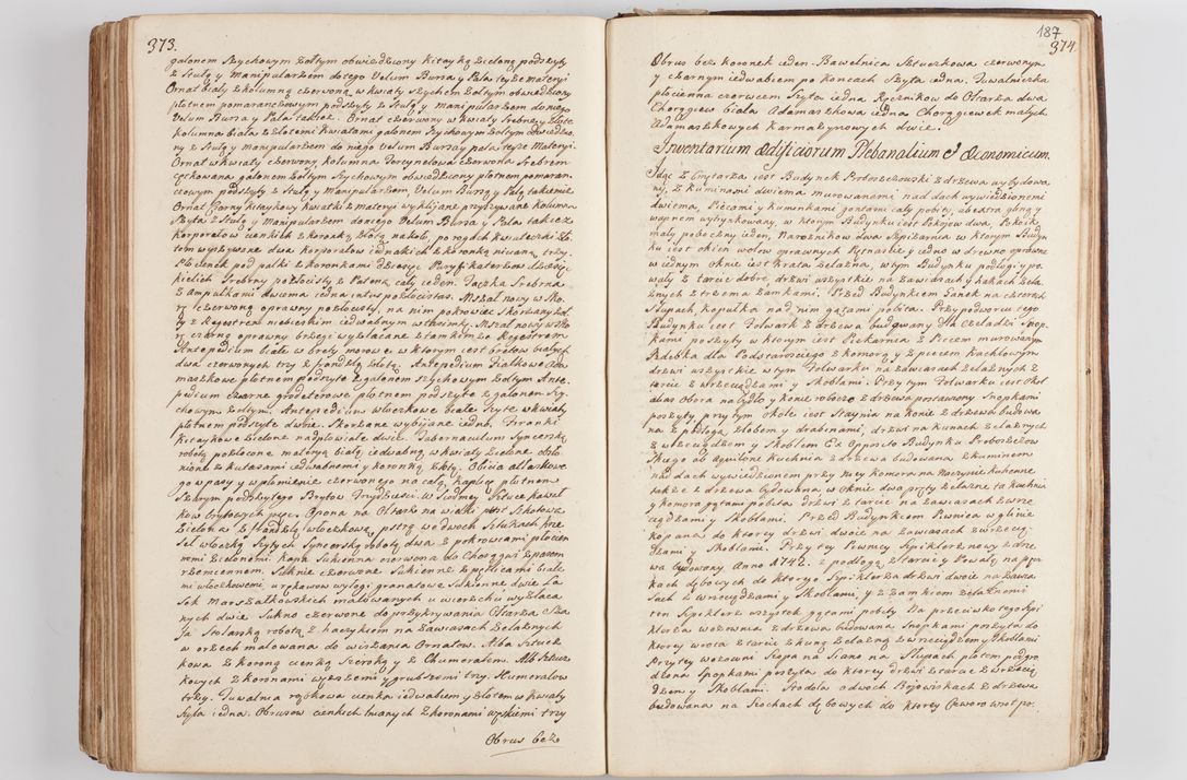 Zdjęcie nr 200 dla obiektu archiwalnego: Acta visitationis decanatus Proszoviensis et Vitoviensis vigore instrumenti delegationis a R. D. Andrea Stanislao Kostka in Załuskie Załuski, episcopo Cracoviensi, duce Severiae - emanati in persona R. D. Mathiae Josephi a Łubna Łubiński, canonici cathedralis et consistorii generalis Cracoviensis iudicis surrogati, praepositi Ressoviensis a. D. 1747 factae