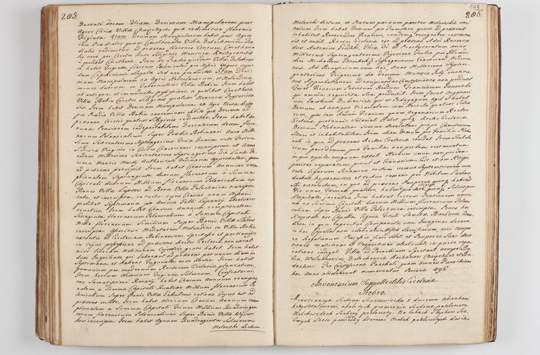 Zdjęcie nr 153 dla obiektu archiwalnego: Acta visitationis decanatus Proszoviensis et Vitoviensis vigore instrumenti delegationis a R. D. Andrea Stanislao Kostka in Załuskie Załuski, episcopo Cracoviensi, duce Severiae - emanati in persona R. D. Mathiae Josephi a Łubna Łubiński, canonici cathedralis et consistorii generalis Cracoviensis iudicis surrogati, praepositi Ressoviensis a. D. 1747 factae