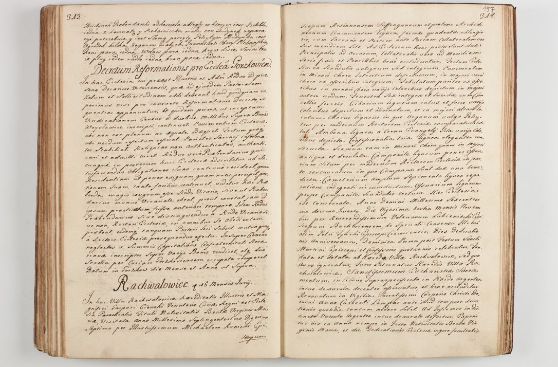 Zdjęcie nr 168 dla obiektu archiwalnego: Acta visitationis decanatus Proszoviensis et Vitoviensis vigore instrumenti delegationis a R. D. Andrea Stanislao Kostka in Załuskie Załuski, episcopo Cracoviensi, duce Severiae - emanati in persona R. D. Mathiae Josephi a Łubna Łubiński, canonici cathedralis et consistorii generalis Cracoviensis iudicis surrogati, praepositi Ressoviensis a. D. 1747 factae