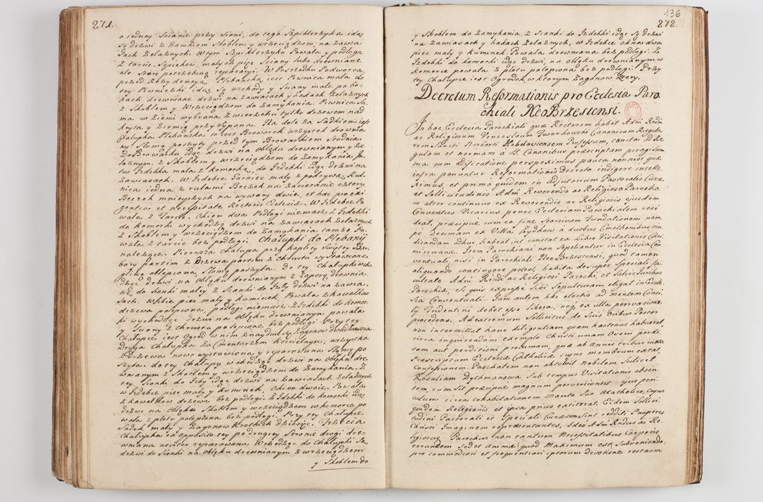 Zdjęcie nr 146 dla obiektu archiwalnego: Acta visitationis decanatus Proszoviensis et Vitoviensis vigore instrumenti delegationis a R. D. Andrea Stanislao Kostka in Załuskie Załuski, episcopo Cracoviensi, duce Severiae - emanati in persona R. D. Mathiae Josephi a Łubna Łubiński, canonici cathedralis et consistorii generalis Cracoviensis iudicis surrogati, praepositi Ressoviensis a. D. 1747 factae
