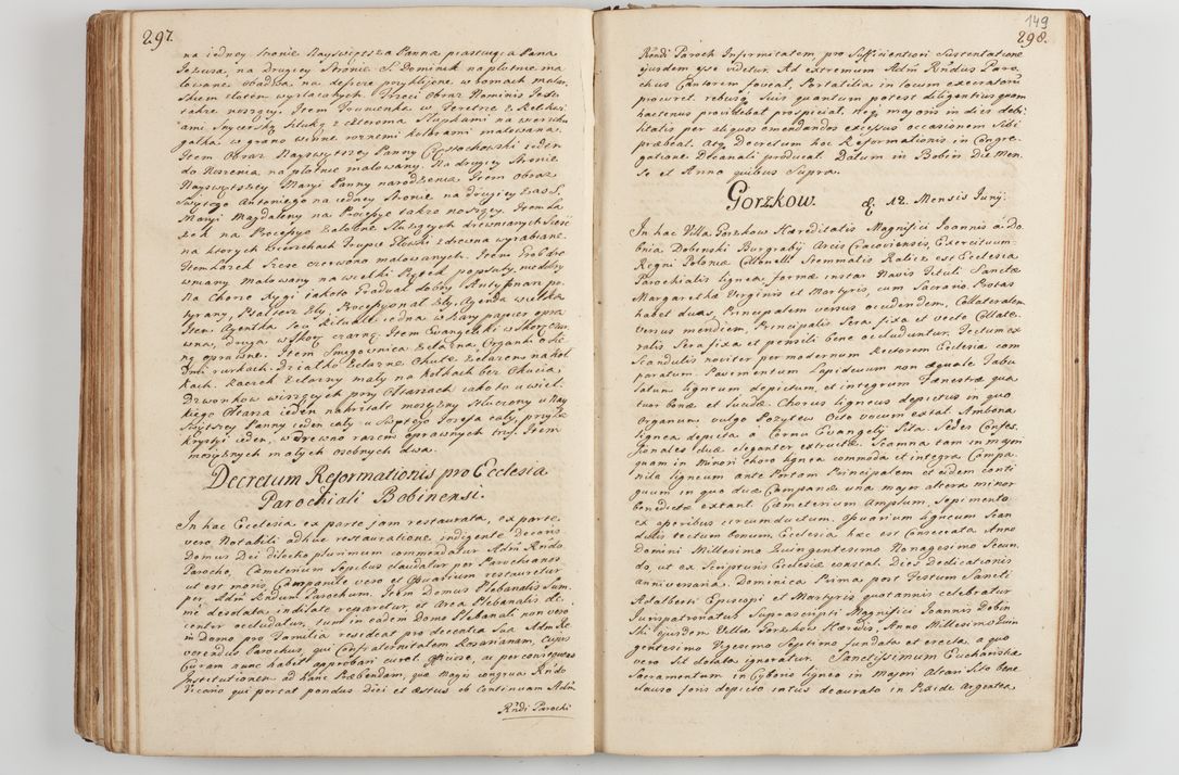 Zdjęcie nr 159 dla obiektu archiwalnego: Acta visitationis decanatus Proszoviensis et Vitoviensis vigore instrumenti delegationis a R. D. Andrea Stanislao Kostka in Załuskie Załuski, episcopo Cracoviensi, duce Severiae - emanati in persona R. D. Mathiae Josephi a Łubna Łubiński, canonici cathedralis et consistorii generalis Cracoviensis iudicis surrogati, praepositi Ressoviensis a. D. 1747 factae