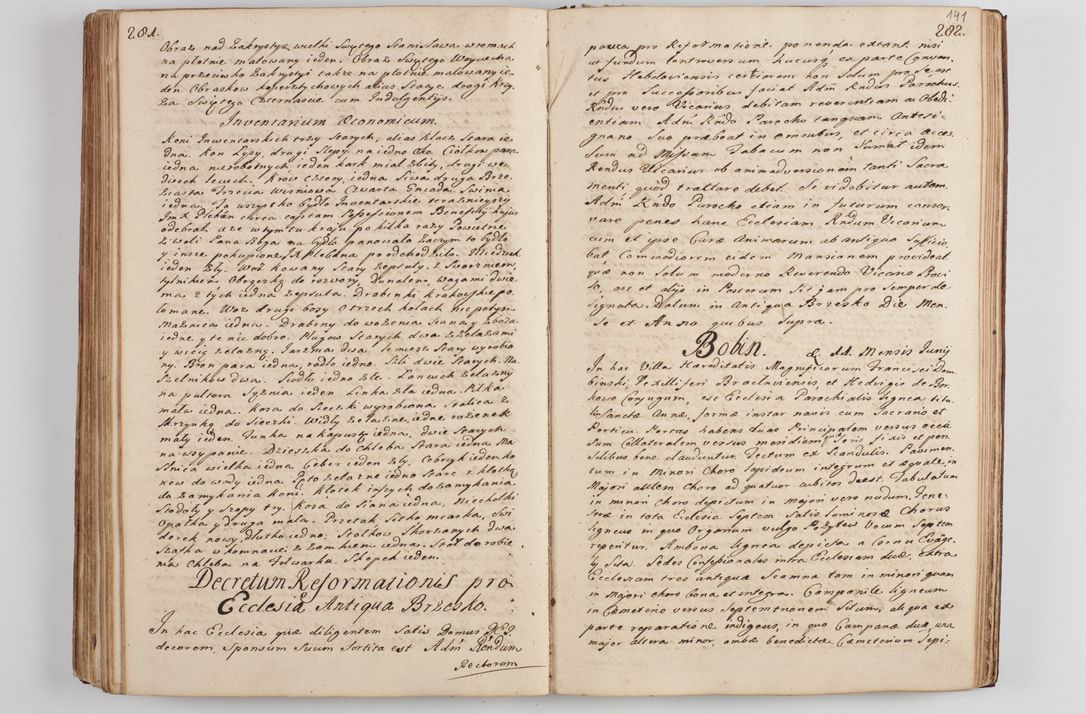 Zdjęcie nr 151 dla obiektu archiwalnego: Acta visitationis decanatus Proszoviensis et Vitoviensis vigore instrumenti delegationis a R. D. Andrea Stanislao Kostka in Załuskie Załuski, episcopo Cracoviensi, duce Severiae - emanati in persona R. D. Mathiae Josephi a Łubna Łubiński, canonici cathedralis et consistorii generalis Cracoviensis iudicis surrogati, praepositi Ressoviensis a. D. 1747 factae