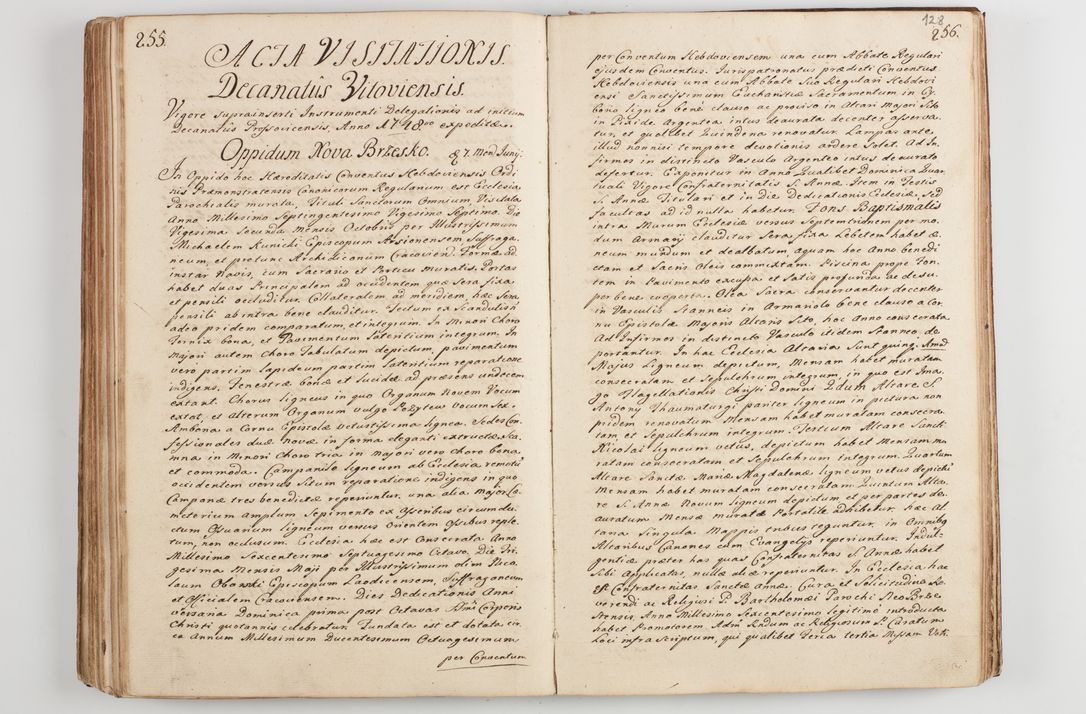 Zdjęcie nr 138 dla obiektu archiwalnego: Acta visitationis decanatus Proszoviensis et Vitoviensis vigore instrumenti delegationis a R. D. Andrea Stanislao Kostka in Załuskie Załuski, episcopo Cracoviensi, duce Severiae - emanati in persona R. D. Mathiae Josephi a Łubna Łubiński, canonici cathedralis et consistorii generalis Cracoviensis iudicis surrogati, praepositi Ressoviensis a. D. 1747 factae