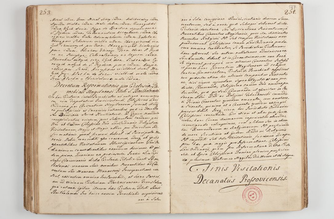 Zdjęcie nr 137 dla obiektu archiwalnego: Acta visitationis decanatus Proszoviensis et Vitoviensis vigore instrumenti delegationis a R. D. Andrea Stanislao Kostka in Załuskie Załuski, episcopo Cracoviensi, duce Severiae - emanati in persona R. D. Mathiae Josephi a Łubna Łubiński, canonici cathedralis et consistorii generalis Cracoviensis iudicis surrogati, praepositi Ressoviensis a. D. 1747 factae
