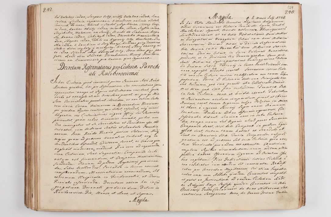 Zdjęcie nr 134 dla obiektu archiwalnego: Acta visitationis decanatus Proszoviensis et Vitoviensis vigore instrumenti delegationis a R. D. Andrea Stanislao Kostka in Załuskie Załuski, episcopo Cracoviensi, duce Severiae - emanati in persona R. D. Mathiae Josephi a Łubna Łubiński, canonici cathedralis et consistorii generalis Cracoviensis iudicis surrogati, praepositi Ressoviensis a. D. 1747 factae