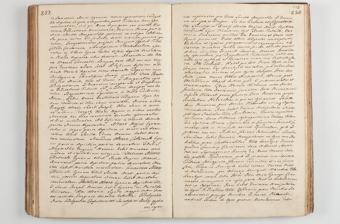 Zdjęcie nr 128 dla obiektu archiwalnego: Acta visitationis decanatus Proszoviensis et Vitoviensis vigore instrumenti delegationis a R. D. Andrea Stanislao Kostka in Załuskie Załuski, episcopo Cracoviensi, duce Severiae - emanati in persona R. D. Mathiae Josephi a Łubna Łubiński, canonici cathedralis et consistorii generalis Cracoviensis iudicis surrogati, praepositi Ressoviensis a. D. 1747 factae