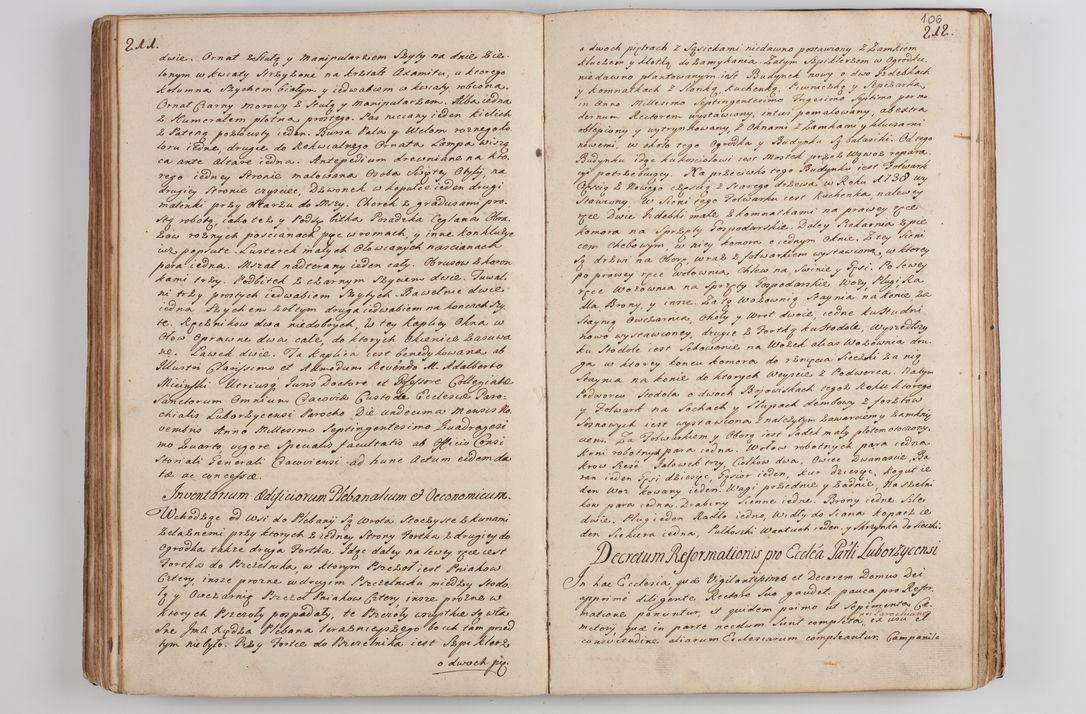 Zdjęcie nr 115 dla obiektu archiwalnego: Acta visitationis decanatus Proszoviensis et Vitoviensis vigore instrumenti delegationis a R. D. Andrea Stanislao Kostka in Załuskie Załuski, episcopo Cracoviensi, duce Severiae - emanati in persona R. D. Mathiae Josephi a Łubna Łubiński, canonici cathedralis et consistorii generalis Cracoviensis iudicis surrogati, praepositi Ressoviensis a. D. 1747 factae