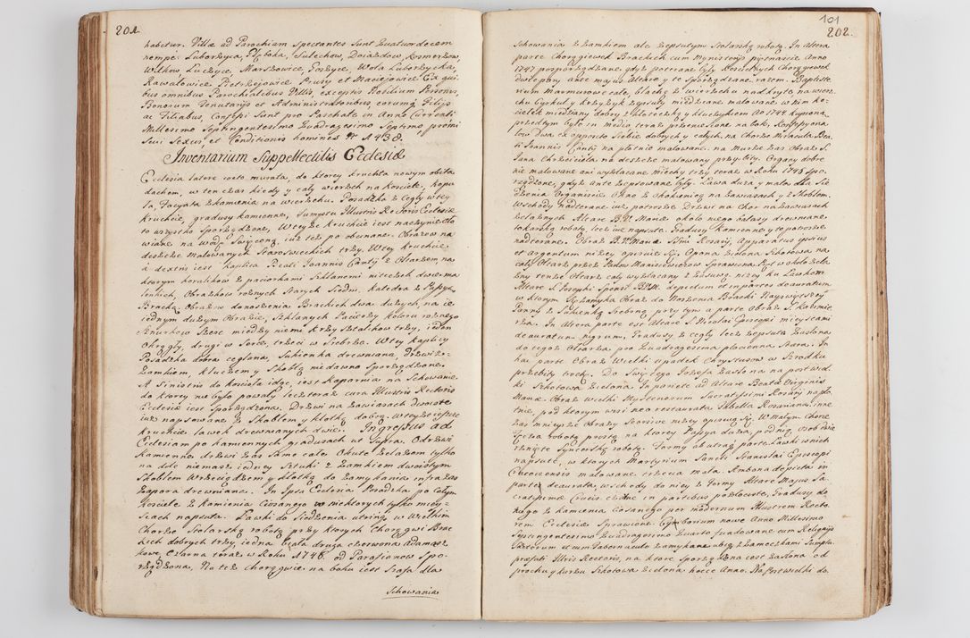 Zdjęcie nr 110 dla obiektu archiwalnego: Acta visitationis decanatus Proszoviensis et Vitoviensis vigore instrumenti delegationis a R. D. Andrea Stanislao Kostka in Załuskie Załuski, episcopo Cracoviensi, duce Severiae - emanati in persona R. D. Mathiae Josephi a Łubna Łubiński, canonici cathedralis et consistorii generalis Cracoviensis iudicis surrogati, praepositi Ressoviensis a. D. 1747 factae