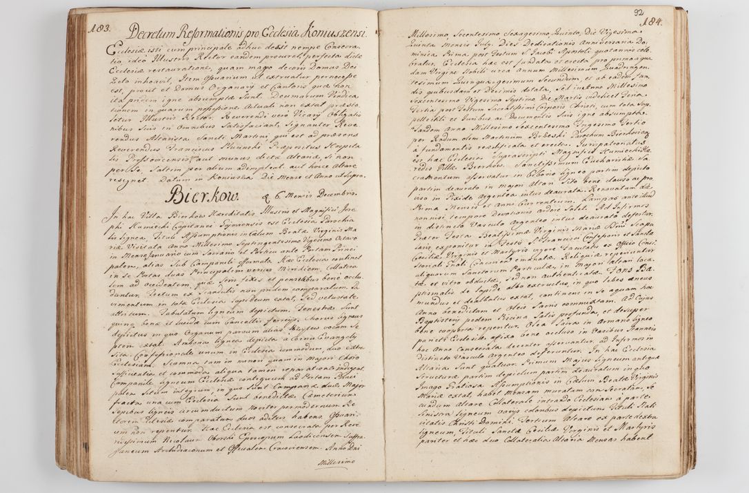 Zdjęcie nr 100 dla obiektu archiwalnego: Acta visitationis decanatus Proszoviensis et Vitoviensis vigore instrumenti delegationis a R. D. Andrea Stanislao Kostka in Załuskie Załuski, episcopo Cracoviensi, duce Severiae - emanati in persona R. D. Mathiae Josephi a Łubna Łubiński, canonici cathedralis et consistorii generalis Cracoviensis iudicis surrogati, praepositi Ressoviensis a. D. 1747 factae