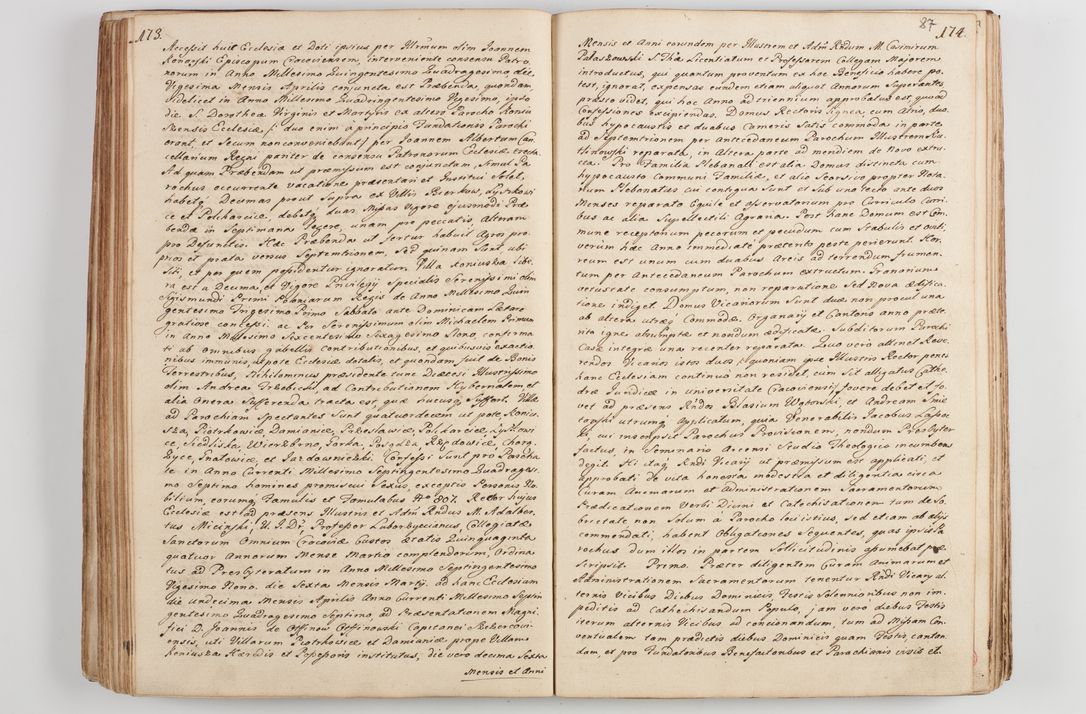 Zdjęcie nr 95 dla obiektu archiwalnego: Acta visitationis decanatus Proszoviensis et Vitoviensis vigore instrumenti delegationis a R. D. Andrea Stanislao Kostka in Załuskie Załuski, episcopo Cracoviensi, duce Severiae - emanati in persona R. D. Mathiae Josephi a Łubna Łubiński, canonici cathedralis et consistorii generalis Cracoviensis iudicis surrogati, praepositi Ressoviensis a. D. 1747 factae