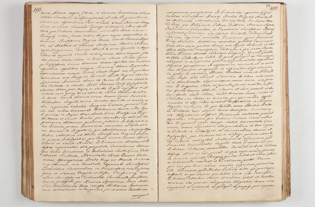 Zdjęcie nr 105 dla obiektu archiwalnego: Acta visitationis decanatus Proszoviensis et Vitoviensis vigore instrumenti delegationis a R. D. Andrea Stanislao Kostka in Załuskie Załuski, episcopo Cracoviensi, duce Severiae - emanati in persona R. D. Mathiae Josephi a Łubna Łubiński, canonici cathedralis et consistorii generalis Cracoviensis iudicis surrogati, praepositi Ressoviensis a. D. 1747 factae