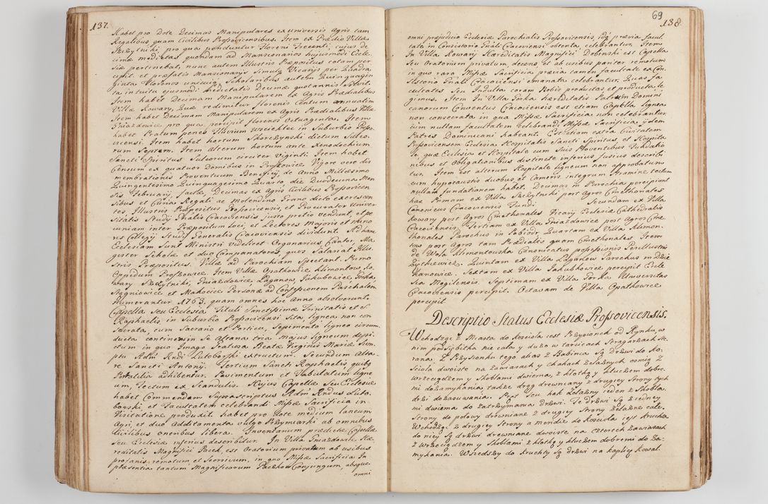 Zdjęcie nr 77 dla obiektu archiwalnego: Acta visitationis decanatus Proszoviensis et Vitoviensis vigore instrumenti delegationis a R. D. Andrea Stanislao Kostka in Załuskie Załuski, episcopo Cracoviensi, duce Severiae - emanati in persona R. D. Mathiae Josephi a Łubna Łubiński, canonici cathedralis et consistorii generalis Cracoviensis iudicis surrogati, praepositi Ressoviensis a. D. 1747 factae