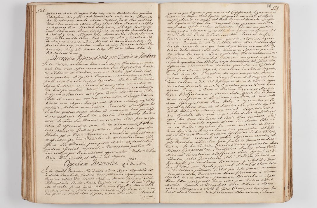Zdjęcie nr 74 dla obiektu archiwalnego: Acta visitationis decanatus Proszoviensis et Vitoviensis vigore instrumenti delegationis a R. D. Andrea Stanislao Kostka in Załuskie Załuski, episcopo Cracoviensi, duce Severiae - emanati in persona R. D. Mathiae Josephi a Łubna Łubiński, canonici cathedralis et consistorii generalis Cracoviensis iudicis surrogati, praepositi Ressoviensis a. D. 1747 factae