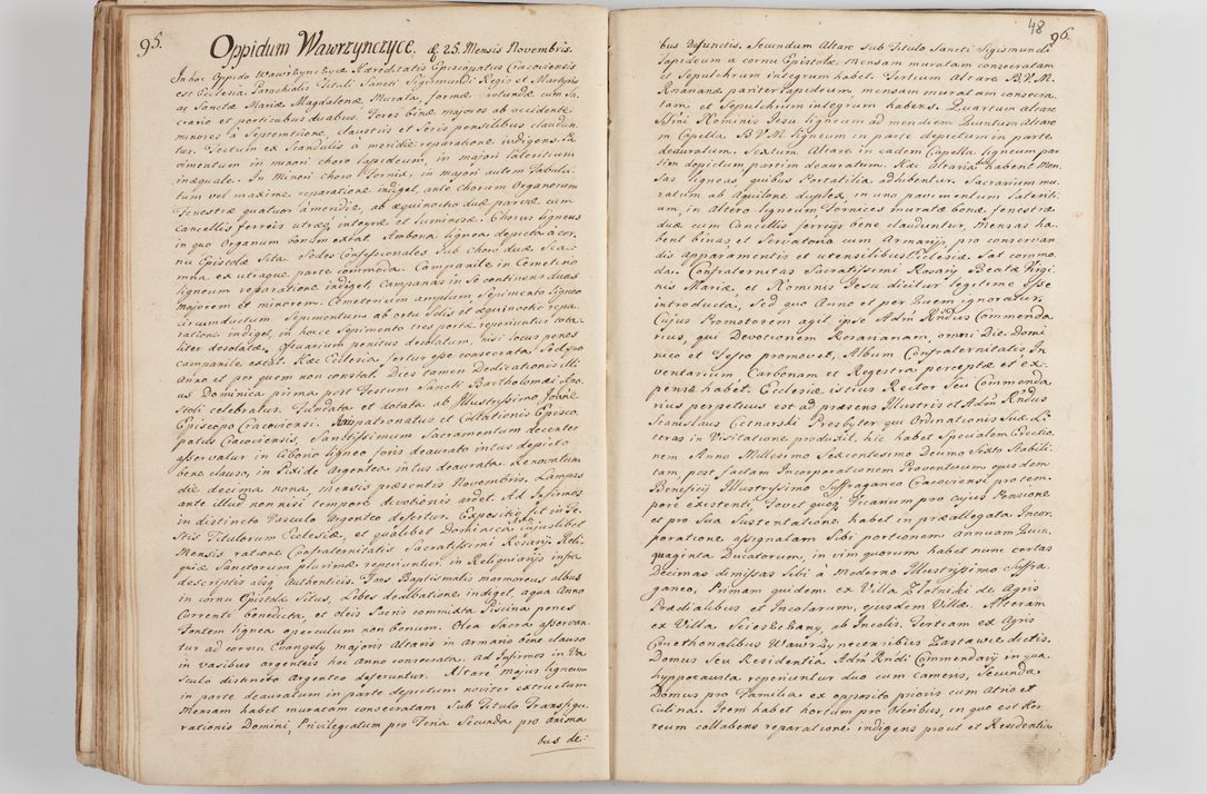 Zdjęcie nr 55 dla obiektu archiwalnego: Acta visitationis decanatus Proszoviensis et Vitoviensis vigore instrumenti delegationis a R. D. Andrea Stanislao Kostka in Załuskie Załuski, episcopo Cracoviensi, duce Severiae - emanati in persona R. D. Mathiae Josephi a Łubna Łubiński, canonici cathedralis et consistorii generalis Cracoviensis iudicis surrogati, praepositi Ressoviensis a. D. 1747 factae