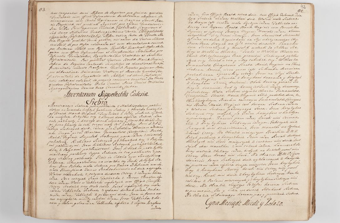 Zdjęcie nr 49 dla obiektu archiwalnego: Acta visitationis decanatus Proszoviensis et Vitoviensis vigore instrumenti delegationis a R. D. Andrea Stanislao Kostka in Załuskie Załuski, episcopo Cracoviensi, duce Severiae - emanati in persona R. D. Mathiae Josephi a Łubna Łubiński, canonici cathedralis et consistorii generalis Cracoviensis iudicis surrogati, praepositi Ressoviensis a. D. 1747 factae