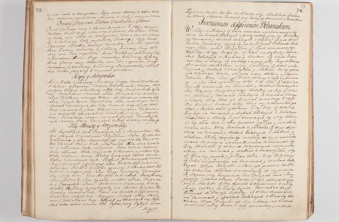 Zdjęcie nr 44 dla obiektu archiwalnego: Acta visitationis decanatus Proszoviensis et Vitoviensis vigore instrumenti delegationis a R. D. Andrea Stanislao Kostka in Załuskie Załuski, episcopo Cracoviensi, duce Severiae - emanati in persona R. D. Mathiae Josephi a Łubna Łubiński, canonici cathedralis et consistorii generalis Cracoviensis iudicis surrogati, praepositi Ressoviensis a. D. 1747 factae