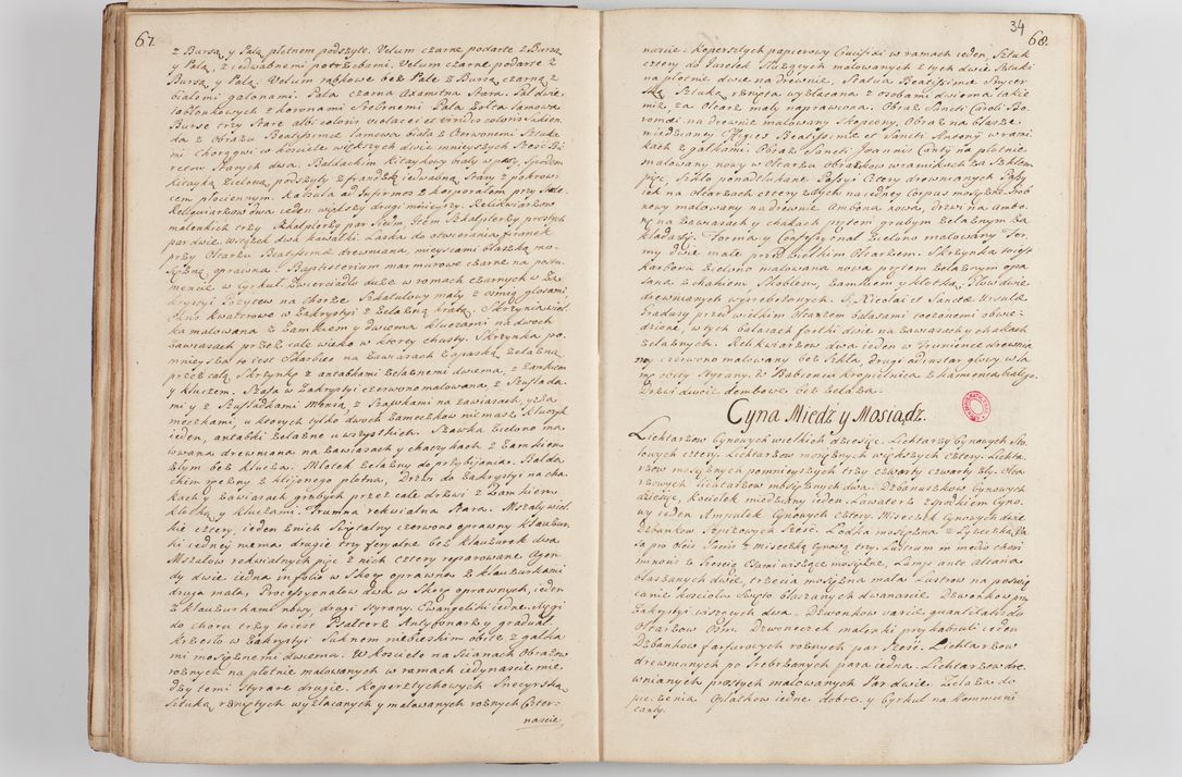 Zdjęcie nr 41 dla obiektu archiwalnego: Acta visitationis decanatus Proszoviensis et Vitoviensis vigore instrumenti delegationis a R. D. Andrea Stanislao Kostka in Załuskie Załuski, episcopo Cracoviensi, duce Severiae - emanati in persona R. D. Mathiae Josephi a Łubna Łubiński, canonici cathedralis et consistorii generalis Cracoviensis iudicis surrogati, praepositi Ressoviensis a. D. 1747 factae