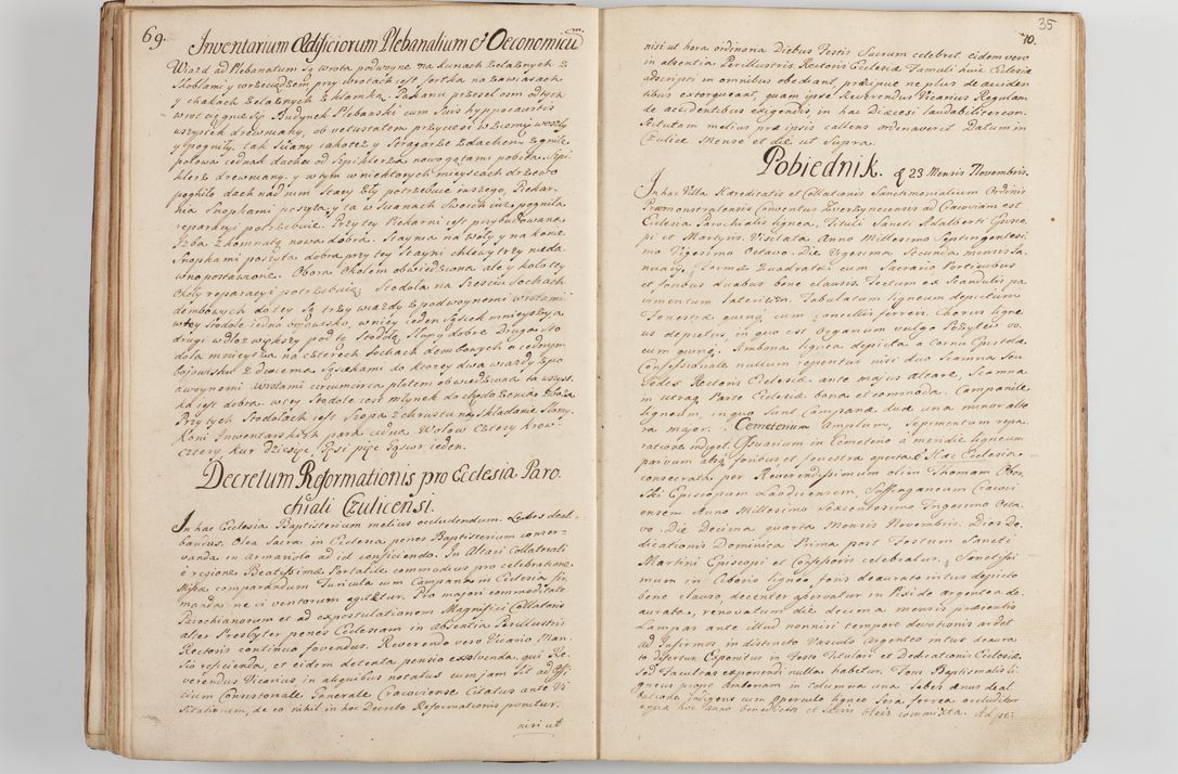 Zdjęcie nr 42 dla obiektu archiwalnego: Acta visitationis decanatus Proszoviensis et Vitoviensis vigore instrumenti delegationis a R. D. Andrea Stanislao Kostka in Załuskie Załuski, episcopo Cracoviensi, duce Severiae - emanati in persona R. D. Mathiae Josephi a Łubna Łubiński, canonici cathedralis et consistorii generalis Cracoviensis iudicis surrogati, praepositi Ressoviensis a. D. 1747 factae