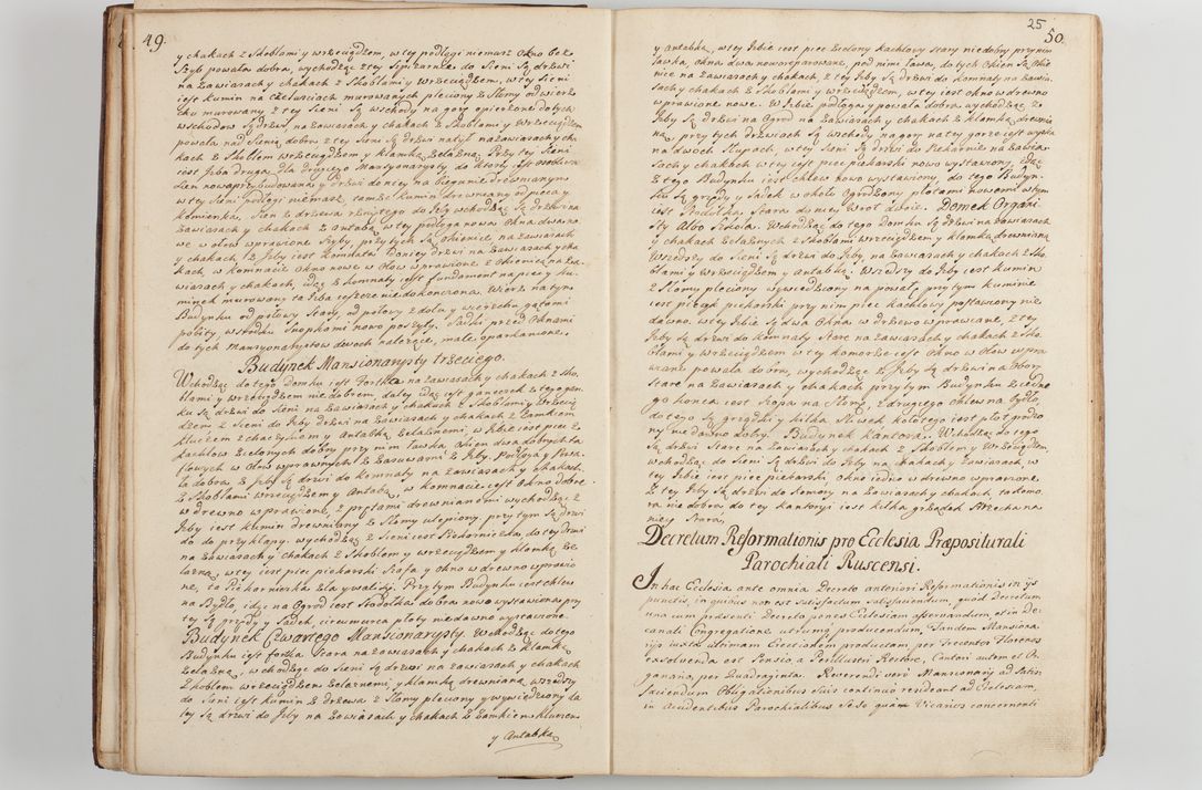 Zdjęcie nr 32 dla obiektu archiwalnego: Acta visitationis decanatus Proszoviensis et Vitoviensis vigore instrumenti delegationis a R. D. Andrea Stanislao Kostka in Załuskie Załuski, episcopo Cracoviensi, duce Severiae - emanati in persona R. D. Mathiae Josephi a Łubna Łubiński, canonici cathedralis et consistorii generalis Cracoviensis iudicis surrogati, praepositi Ressoviensis a. D. 1747 factae