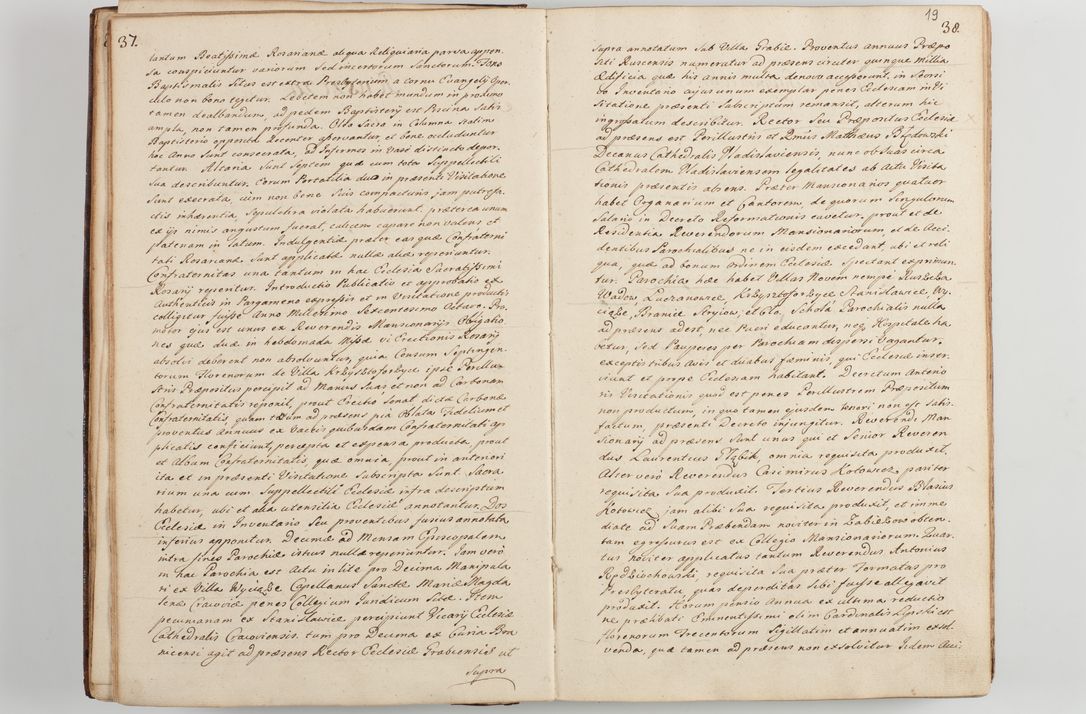 Zdjęcie nr 26 dla obiektu archiwalnego: Acta visitationis decanatus Proszoviensis et Vitoviensis vigore instrumenti delegationis a R. D. Andrea Stanislao Kostka in Załuskie Załuski, episcopo Cracoviensi, duce Severiae - emanati in persona R. D. Mathiae Josephi a Łubna Łubiński, canonici cathedralis et consistorii generalis Cracoviensis iudicis surrogati, praepositi Ressoviensis a. D. 1747 factae