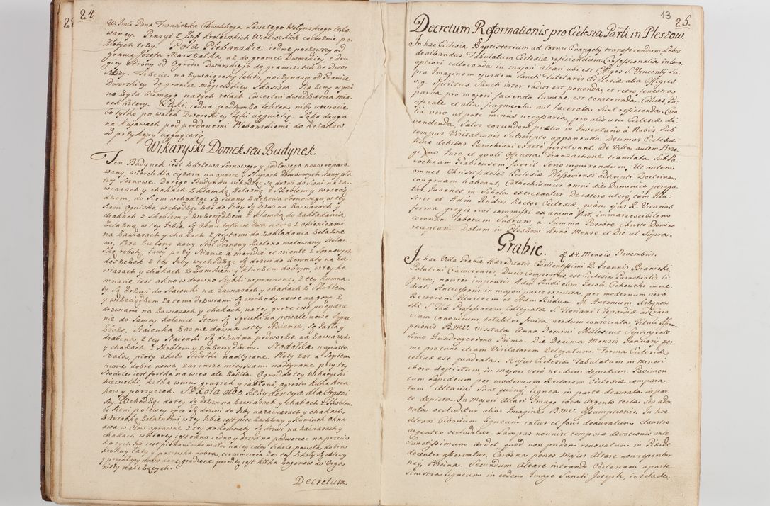 Zdjęcie nr 20 dla obiektu archiwalnego: Acta visitationis decanatus Proszoviensis et Vitoviensis vigore instrumenti delegationis a R. D. Andrea Stanislao Kostka in Załuskie Załuski, episcopo Cracoviensi, duce Severiae - emanati in persona R. D. Mathiae Josephi a Łubna Łubiński, canonici cathedralis et consistorii generalis Cracoviensis iudicis surrogati, praepositi Ressoviensis a. D. 1747 factae