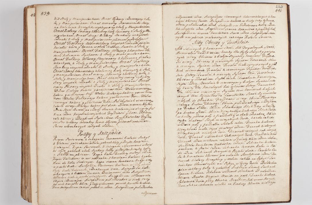 Zdjęcie nr 233 dla obiektu archiwalnego: Acta visitationis decanatus Proszoviensis et Vitoviensis vigore instrumenti delegationis a R. D. Andrea Stanislao Kostka in Załuskie Załuski, episcopo Cracoviensi, duce Severiae - emanati in persona R. D. Mathiae Josephi a Łubna Łubiński, canonici cathedralis et consistorii generalis Cracoviensis iudicis surrogati, praepositi Ressoviensis a. D. 1747 factae