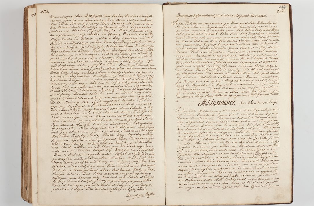 Zdjęcie nr 229 dla obiektu archiwalnego: Acta visitationis decanatus Proszoviensis et Vitoviensis vigore instrumenti delegationis a R. D. Andrea Stanislao Kostka in Załuskie Załuski, episcopo Cracoviensi, duce Severiae - emanati in persona R. D. Mathiae Josephi a Łubna Łubiński, canonici cathedralis et consistorii generalis Cracoviensis iudicis surrogati, praepositi Ressoviensis a. D. 1747 factae