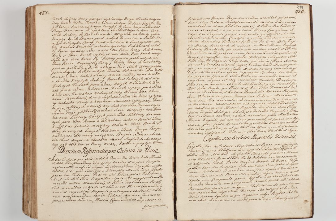 Zdjęcie nr 227 dla obiektu archiwalnego: Acta visitationis decanatus Proszoviensis et Vitoviensis vigore instrumenti delegationis a R. D. Andrea Stanislao Kostka in Załuskie Załuski, episcopo Cracoviensi, duce Severiae - emanati in persona R. D. Mathiae Josephi a Łubna Łubiński, canonici cathedralis et consistorii generalis Cracoviensis iudicis surrogati, praepositi Ressoviensis a. D. 1747 factae