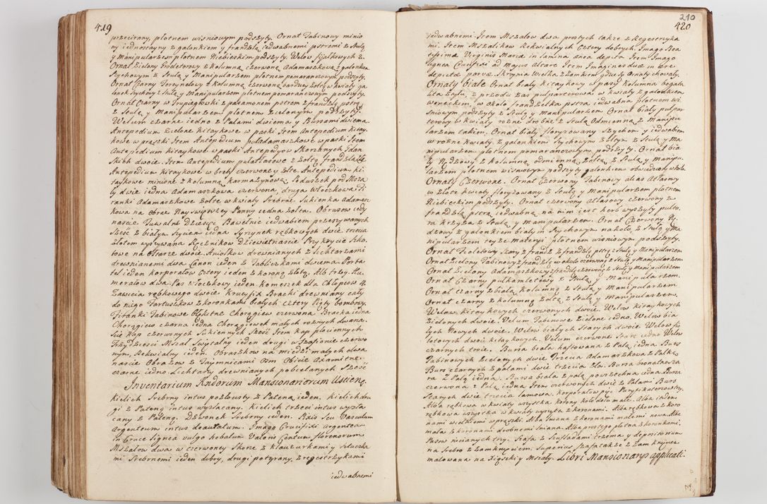 Zdjęcie nr 223 dla obiektu archiwalnego: Acta visitationis decanatus Proszoviensis et Vitoviensis vigore instrumenti delegationis a R. D. Andrea Stanislao Kostka in Załuskie Załuski, episcopo Cracoviensi, duce Severiae - emanati in persona R. D. Mathiae Josephi a Łubna Łubiński, canonici cathedralis et consistorii generalis Cracoviensis iudicis surrogati, praepositi Ressoviensis a. D. 1747 factae