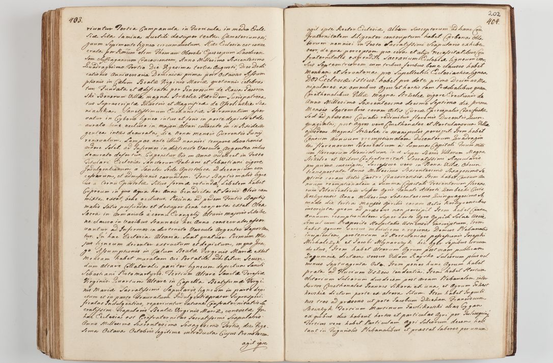 Zdjęcie nr 215 dla obiektu archiwalnego: Acta visitationis decanatus Proszoviensis et Vitoviensis vigore instrumenti delegationis a R. D. Andrea Stanislao Kostka in Załuskie Załuski, episcopo Cracoviensi, duce Severiae - emanati in persona R. D. Mathiae Josephi a Łubna Łubiński, canonici cathedralis et consistorii generalis Cracoviensis iudicis surrogati, praepositi Ressoviensis a. D. 1747 factae