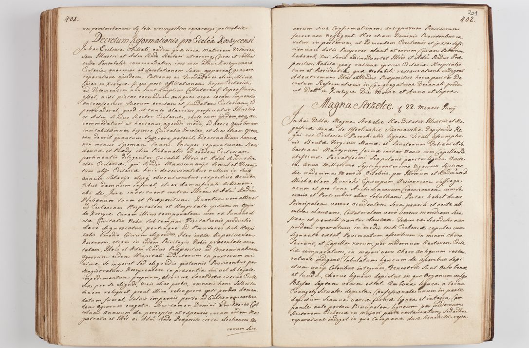 Zdjęcie nr 214 dla obiektu archiwalnego: Acta visitationis decanatus Proszoviensis et Vitoviensis vigore instrumenti delegationis a R. D. Andrea Stanislao Kostka in Załuskie Załuski, episcopo Cracoviensi, duce Severiae - emanati in persona R. D. Mathiae Josephi a Łubna Łubiński, canonici cathedralis et consistorii generalis Cracoviensis iudicis surrogati, praepositi Ressoviensis a. D. 1747 factae