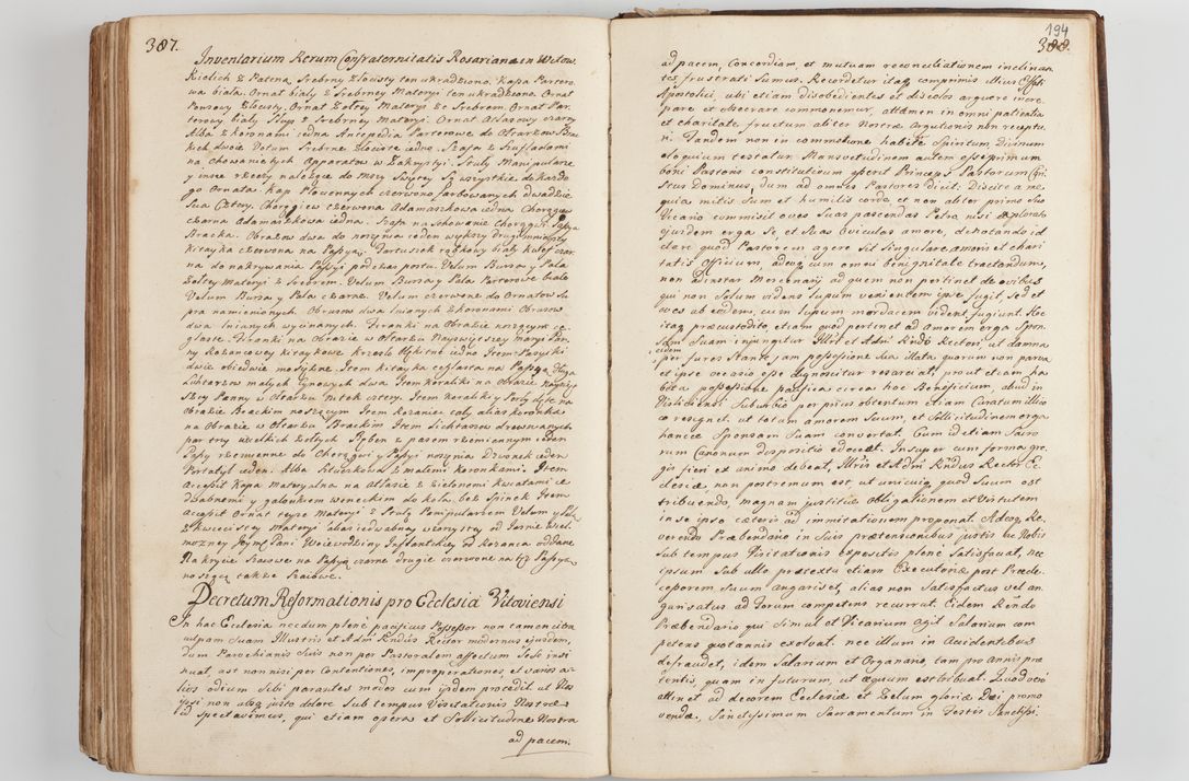 Zdjęcie nr 207 dla obiektu archiwalnego: Acta visitationis decanatus Proszoviensis et Vitoviensis vigore instrumenti delegationis a R. D. Andrea Stanislao Kostka in Załuskie Załuski, episcopo Cracoviensi, duce Severiae - emanati in persona R. D. Mathiae Josephi a Łubna Łubiński, canonici cathedralis et consistorii generalis Cracoviensis iudicis surrogati, praepositi Ressoviensis a. D. 1747 factae