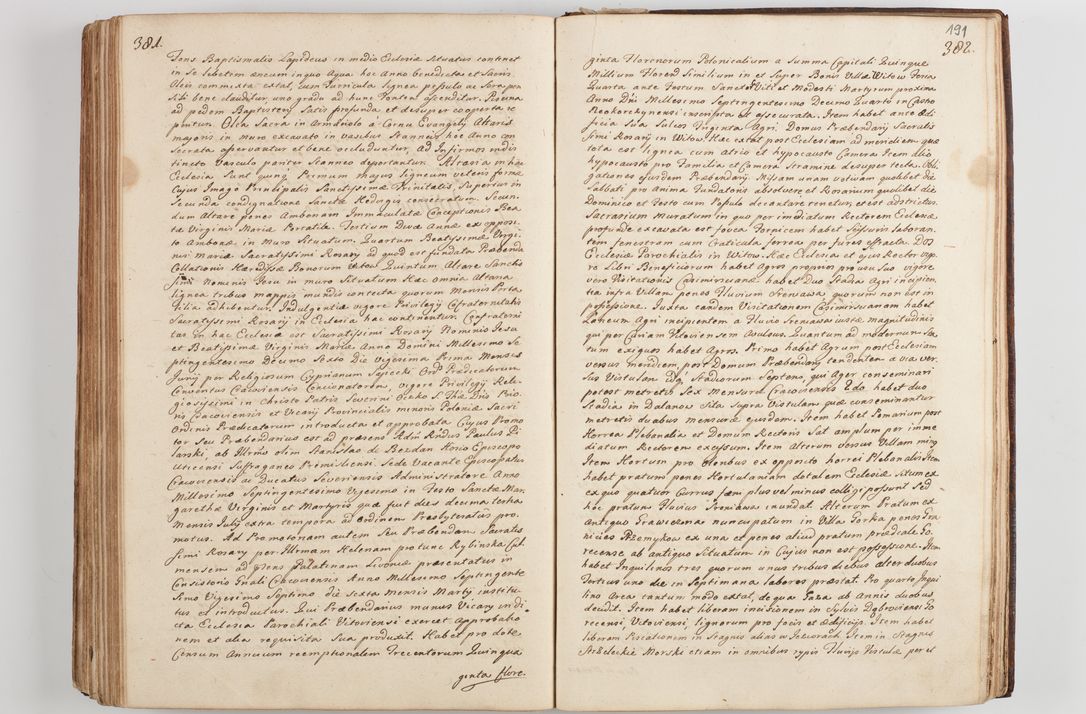 Zdjęcie nr 204 dla obiektu archiwalnego: Acta visitationis decanatus Proszoviensis et Vitoviensis vigore instrumenti delegationis a R. D. Andrea Stanislao Kostka in Załuskie Załuski, episcopo Cracoviensi, duce Severiae - emanati in persona R. D. Mathiae Josephi a Łubna Łubiński, canonici cathedralis et consistorii generalis Cracoviensis iudicis surrogati, praepositi Ressoviensis a. D. 1747 factae