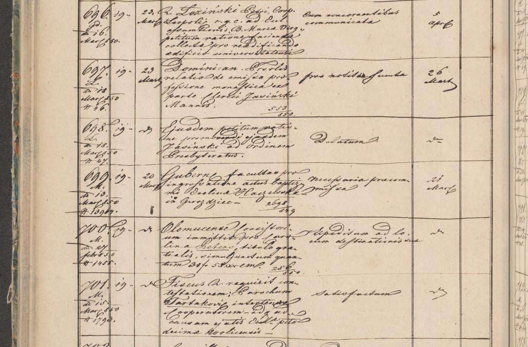 Zdjęcie nr 37 dla obiektu archiwalnego: Protocollon exhibitorum in Ecclesiasticis ex anno 1850