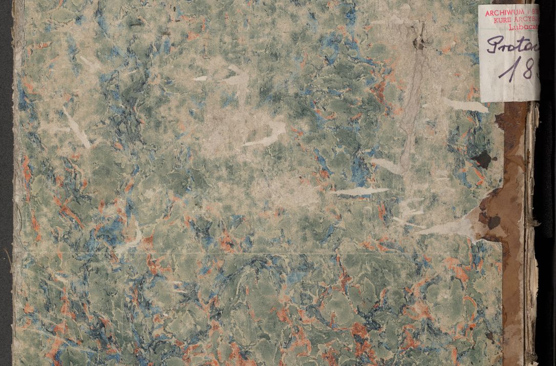 Zdjęcie nr 1 dla obiektu archiwalnego: Protocollon exhibitorum in Ecclesiasticis ex anno 1850